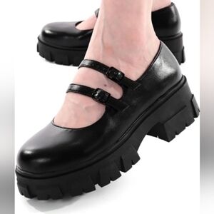 NIB Foxblood Black Dahlia Mary Jane Shoes W9